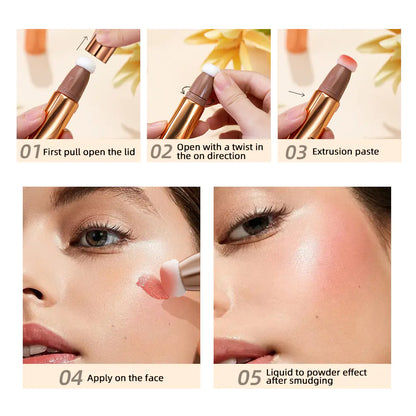 Peach Multi-Use Blush Stick